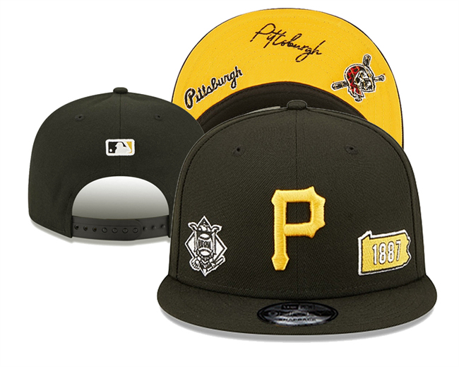 Pittsburgh Pirates 2025 Stitched Snapback Hats 002